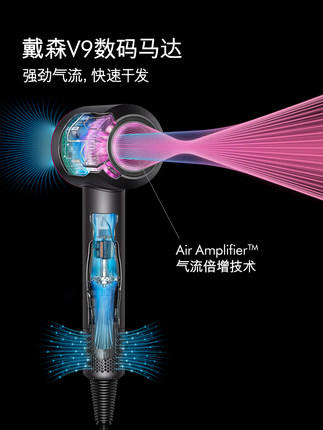 Dyson戴森吹风机Supersonic HD03紫红色负离子大功率护发家用礼物 商品图4