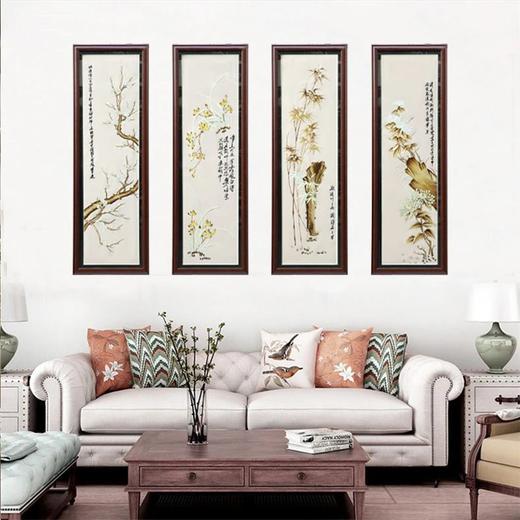 【江南非遗芦苇画】梅兰竹菊（四件套） 商品图1