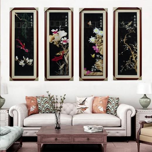 【江南非遗芦苇画】春夏秋冬（四件套） 商品图1