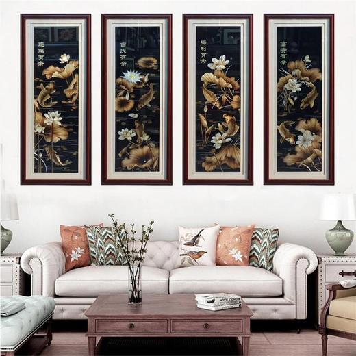 【江南非遗芦苇画】连年有余（四件套） 商品图1