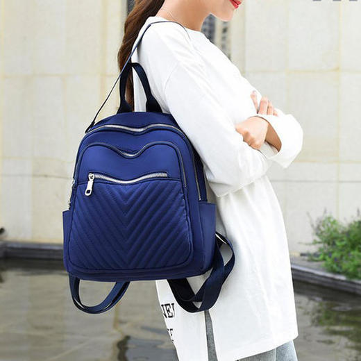 XL1245秋冬新款时尚牛津布多功能两用日韩风单肩双肩休闲女包 商品图4