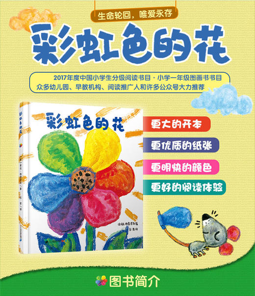 彩虹色的花绘本（精装） 幼儿园小班中班大班幼儿非注音儿童故事书适合3-4-5-6-7周岁一年级孩子阅读课外书宝宝书籍 商品图1