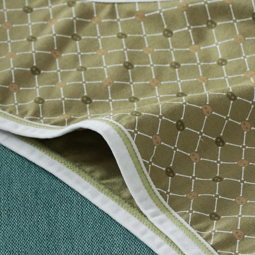 雅黛丽格子印花中腰平角裤纯棉底裆女士舒适透气内裤单条装DYK03057 商品图2