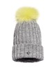 Goldbergh - CRISTINA beanie real raccoon fur - neon yellow - 戈德堡 - 毛线帽 - 黄色 商品缩略图0