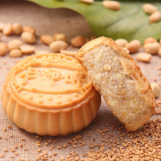 卢师傅白芝麻酥月饼75g 商品图2