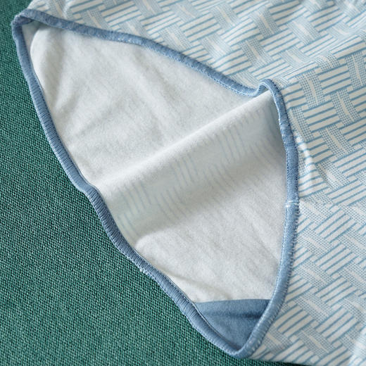 雅黛丽内裤女士性感花边印花内裤棉质舒适中腰平角裤底裤单条DYK03062 商品图3