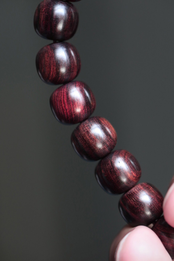 沉水紫油梨11-12mm桶珠 h66