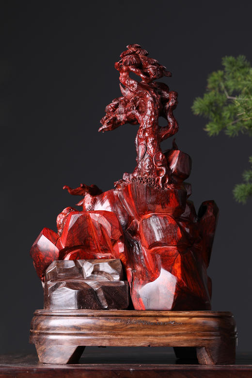 “三阳开泰”小叶紫檀雕件 b42 商品图4