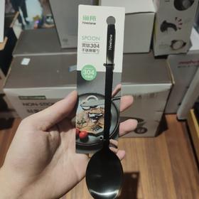 黑钛304不锈钢餐勺