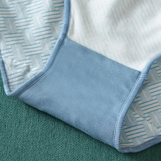 雅黛丽内裤女士性感花边印花内裤棉质舒适中腰平角裤底裤单条DYK03062 商品图4