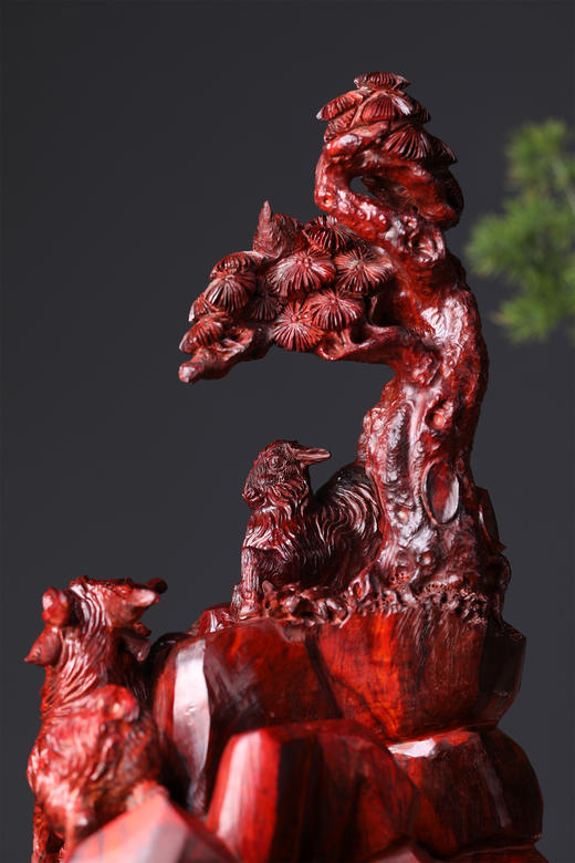 “三阳开泰”小叶紫檀雕件 b42 商品图5