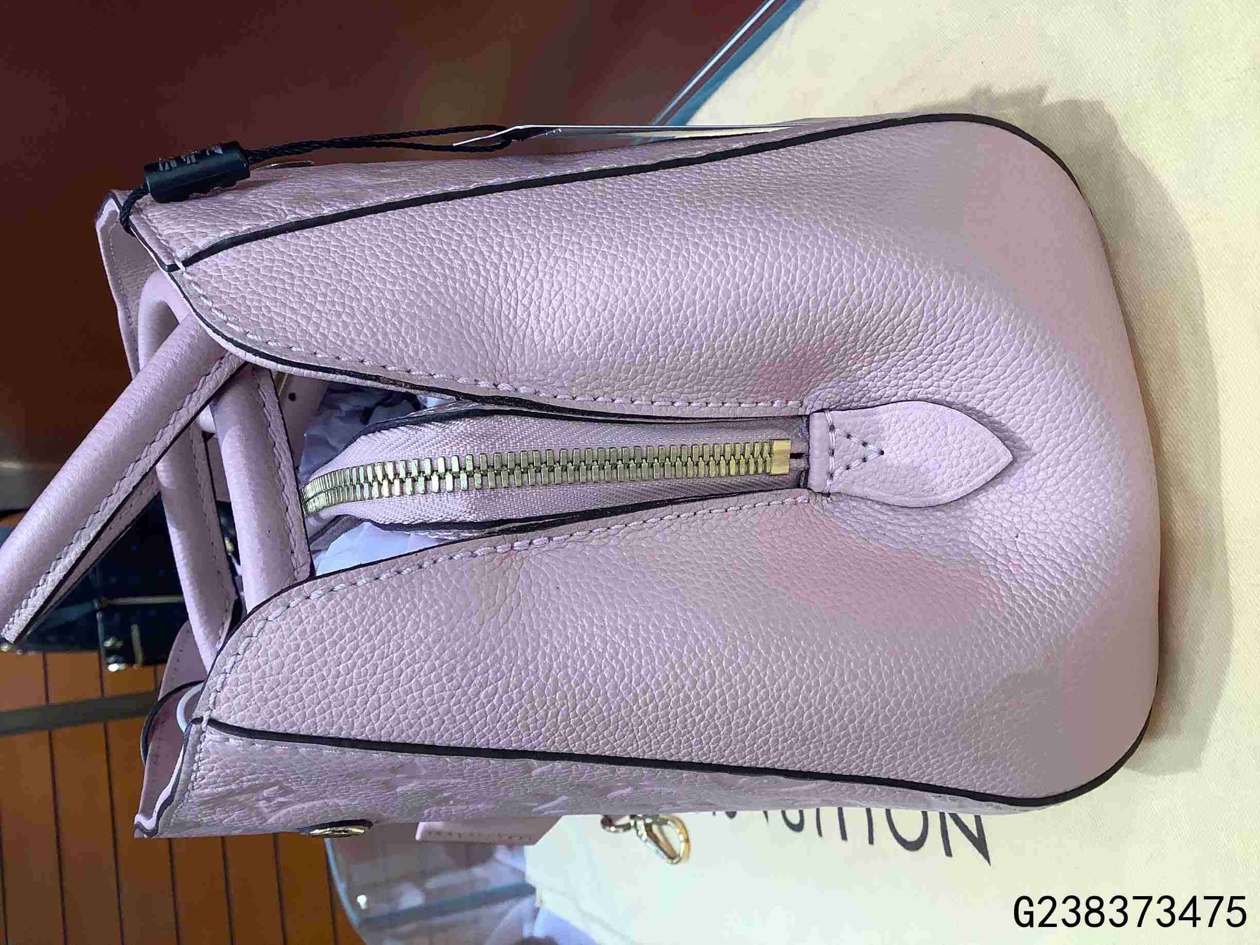 【二手95新】路易·威登montaigne bb 樱花粉手袋