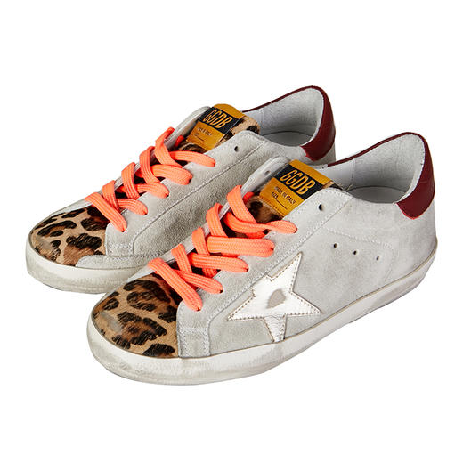 GOLDEN GOOSE 黄金鹅 女士豹纹磨损效果小脏鞋 GWF00101F000192 商品图0