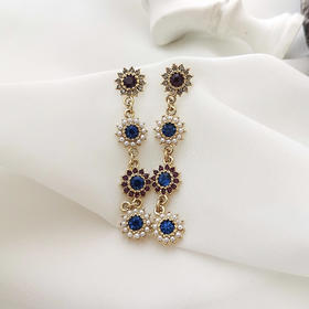 搭配利器丨油画质感 复古长款 耳饰#PA2147