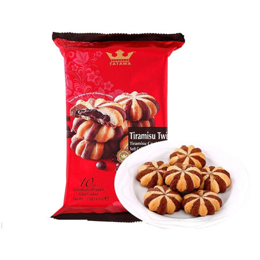 嗒嗒瓦提拉米苏巧克力曲奇饼干【120g】 商品图0