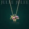 【缤纷】【21天定制】JULEEJULEE茱莉茱莉 18K金  钻石 戒指 吊坠 耳环 套装 商品缩略图4