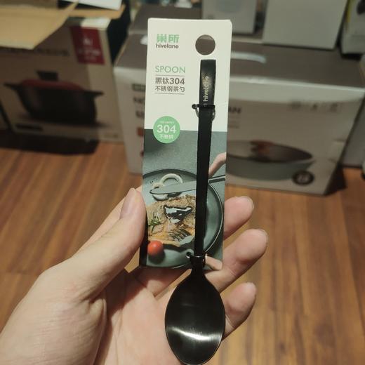 C1586黑钛不锈钢茶勺 商品图0