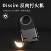 【360°旋转反向打火机】DISSIM 倒置反向打火机 防风复古创意个性潮倒装可充气打火机 现货 商品缩略图0