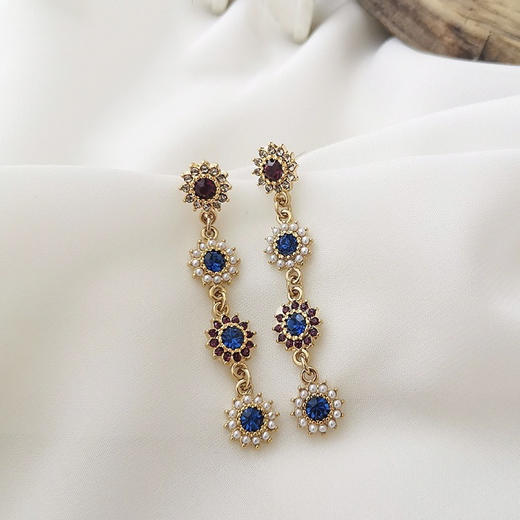 搭配利器丨油画质感 复古长款 耳饰#PA2147 商品图4