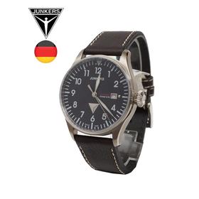 德国JUNKRE荣克 飞行员系列大表冠 日期机械自动表6156-2