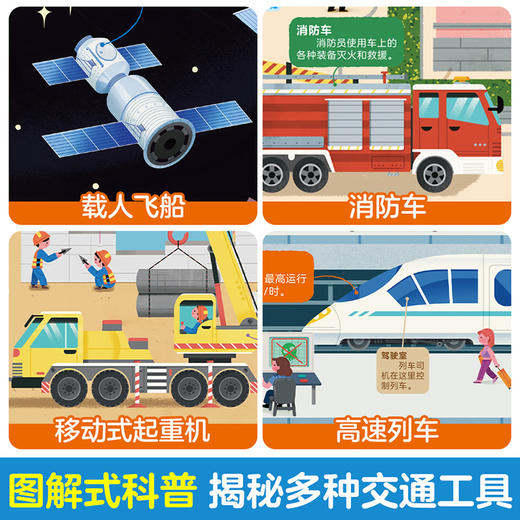 傲游猫-磁贴图解小百科 好酷的交通工具 商品图4