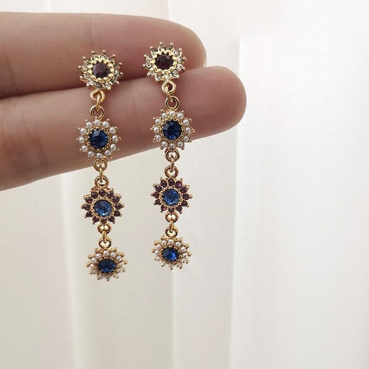 搭配利器丨油画质感 复古长款 耳饰#PA2147 商品图5