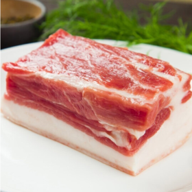 【新鲜】精五花肉500克/盒