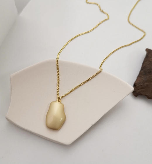 搭配利器丨哑金异型金属 毛衣链#PA2148 商品图3