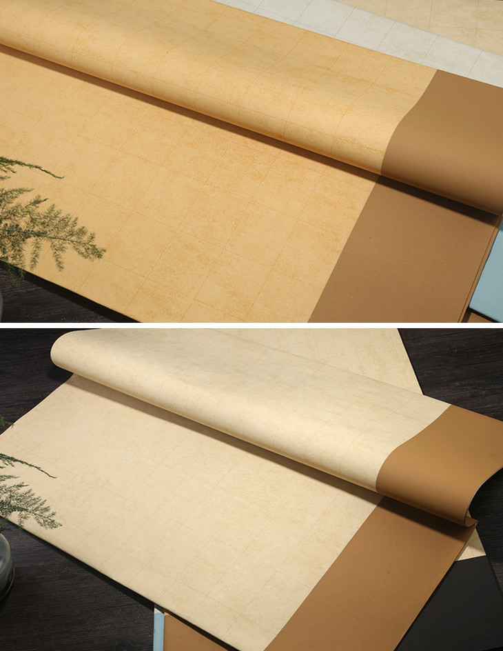 四尺整张蜡染笺半生熟毛笔书法纸国展投稿专用宣纸方格小楷作品纸每件