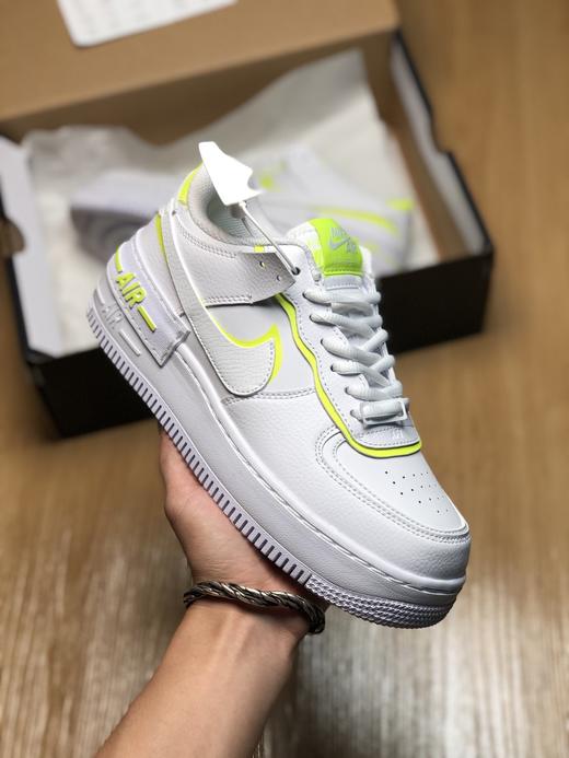 公司级 #原装版本上架 市面 Air Force 1 Shadow 空军马卡龙 白荧光绿 商品图0