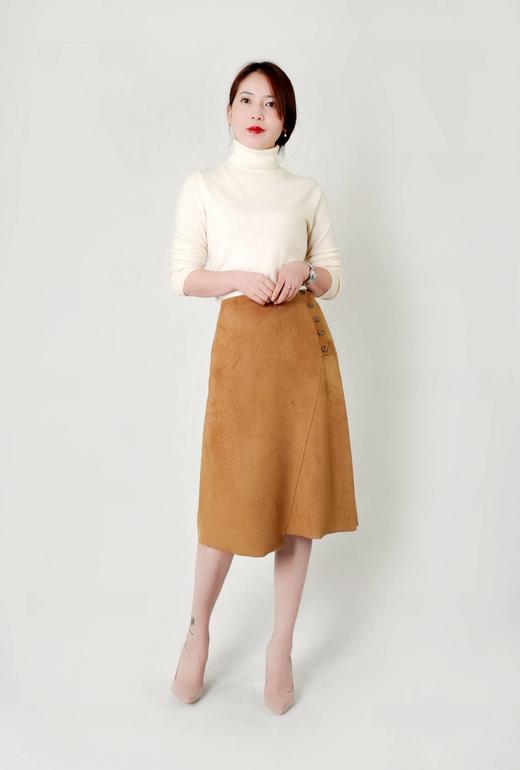 后背撞色系带廓形风衣（附腰带）套装 商品图0