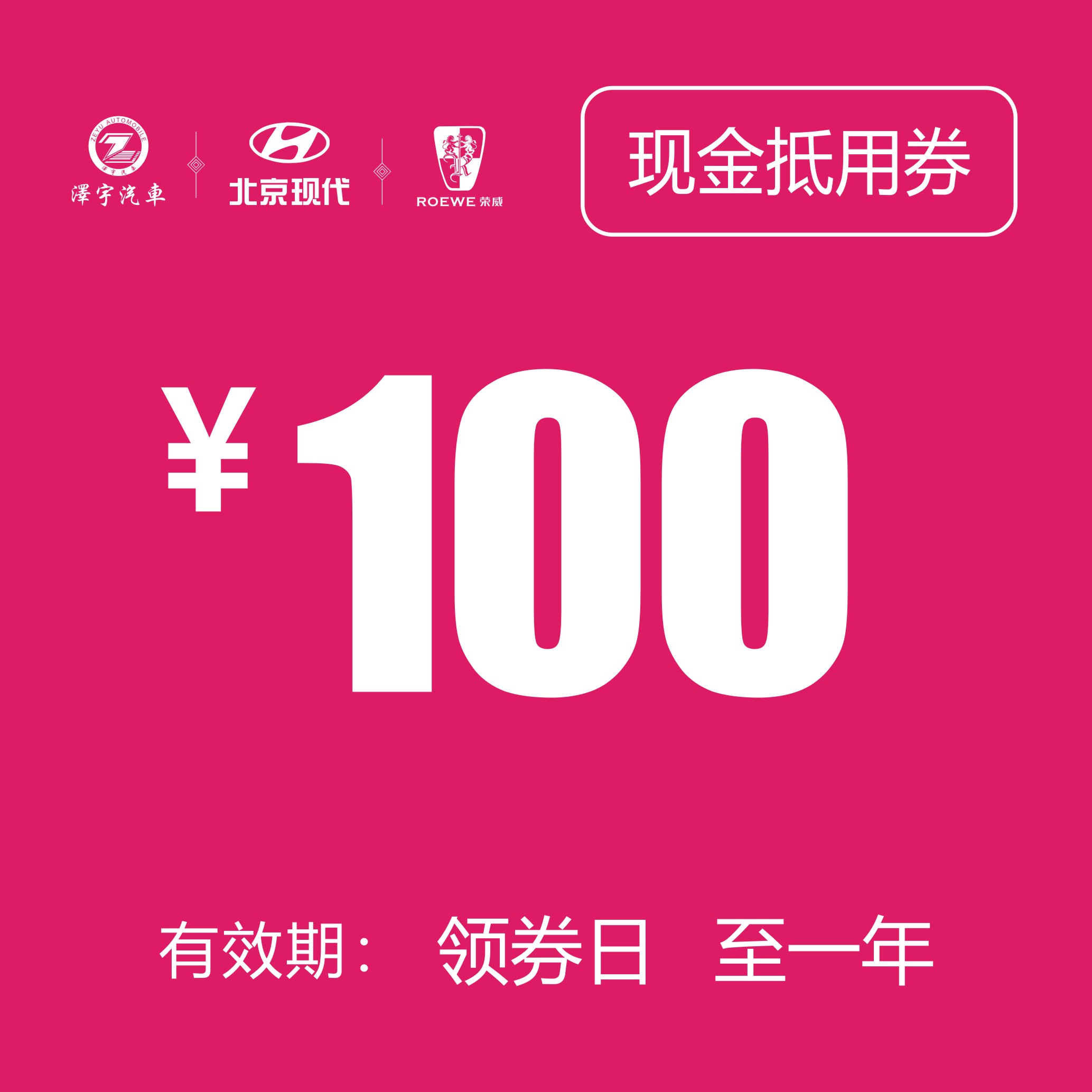 现金抵用券 (泽进，泽荣店）