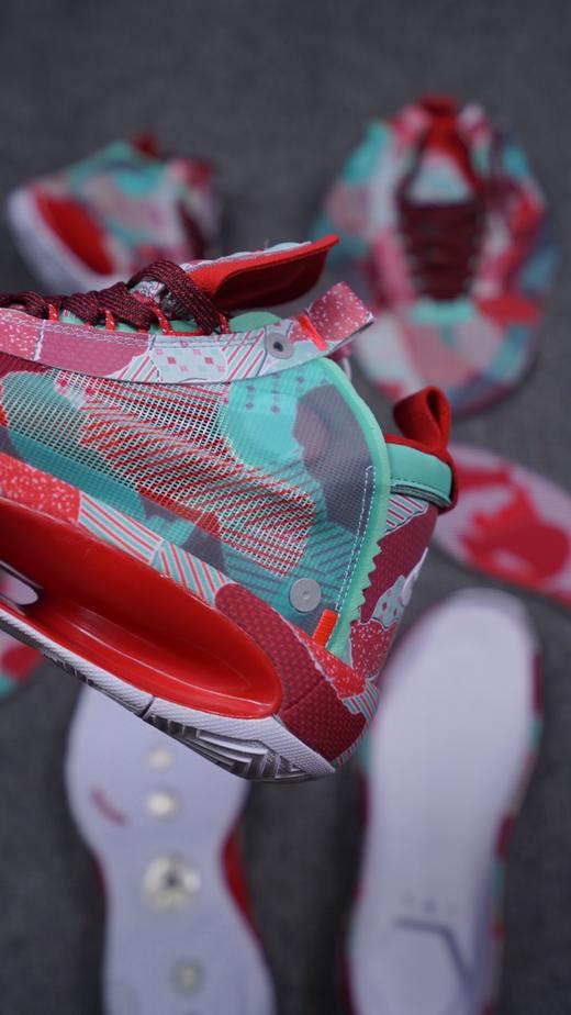 AIR JORDAN XXXIV PF 乔丹34代 圣诞配色 原盒真标！前后掌带气垫！ 商品图1