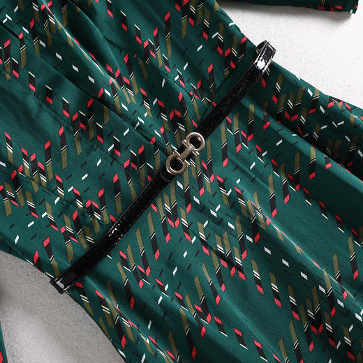 QM-10619女装2020新款减龄打底连衣裙 商品图3