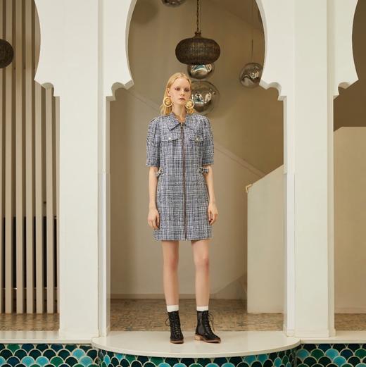 腰头错位直筒半裙 商品图5