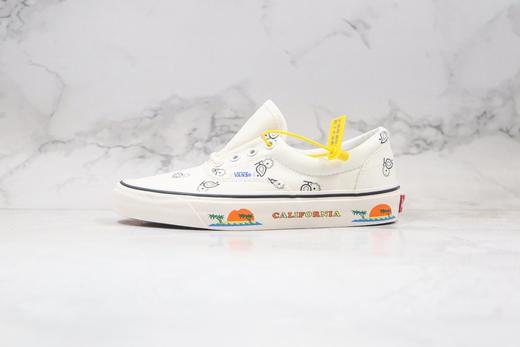 万斯Vans 腰果花 低帮 ERA 白色 涂鸦 印花 图案 Vault OG Era LX 腰果花系列，采用天然材料主色调搭配黑色/米色 商品图2