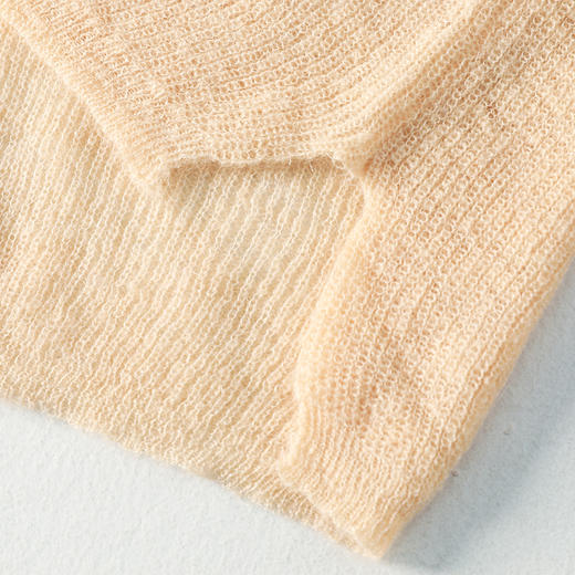 上海旗袍厂PY-20999  纯色百搭圆领套头秋季新款针织衫薄款宽松内搭气质女毛衣 商品图5