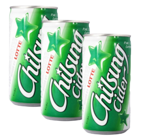 【3捆绑】七星 雪碧罐250ml【中】