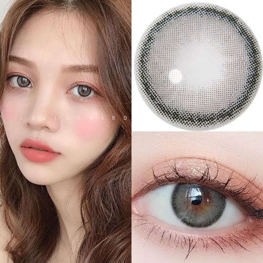 IDOL·半年抛  roze 黛蓝灰  14.0 轻混血又神秘的黛蓝色，冷欲高贵的混血感！ 韩产含硅0-800度<一副两片> 商品图0