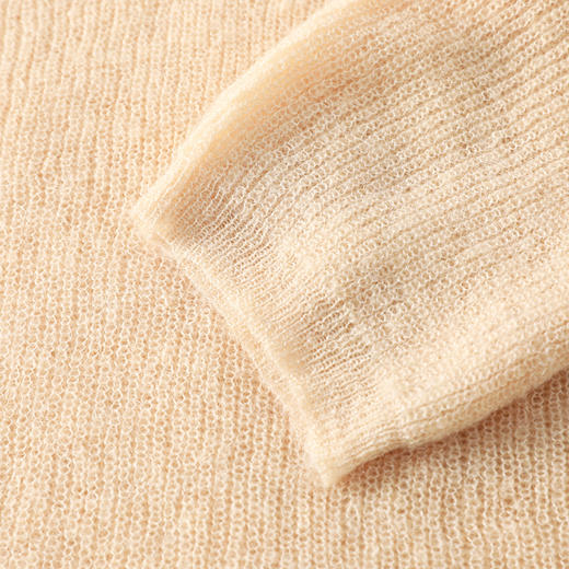 上海旗袍厂PY-20999  纯色百搭圆领套头秋季新款针织衫薄款宽松内搭气质女毛衣 商品图6