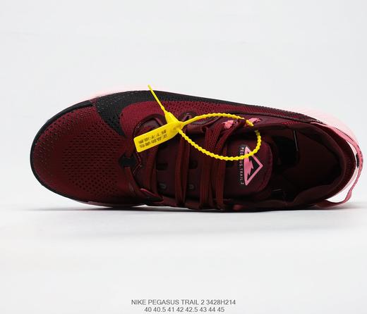耐克Nike Pegasus Trail 2"Wine Red/Orange"飞马涡踪迹2代越野马拉松休闲运动慢跑鞋 商品图6