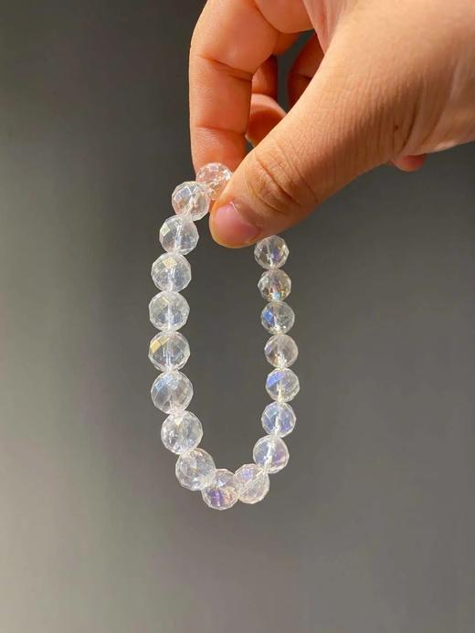天然水晶宝石切割多角珠手链， 顺丰包邮 商品图3