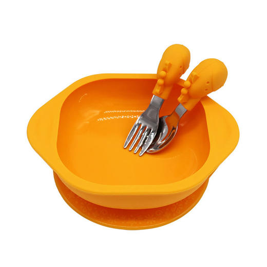 Marcus 吸盘碗叉勺短款套装 商品图2