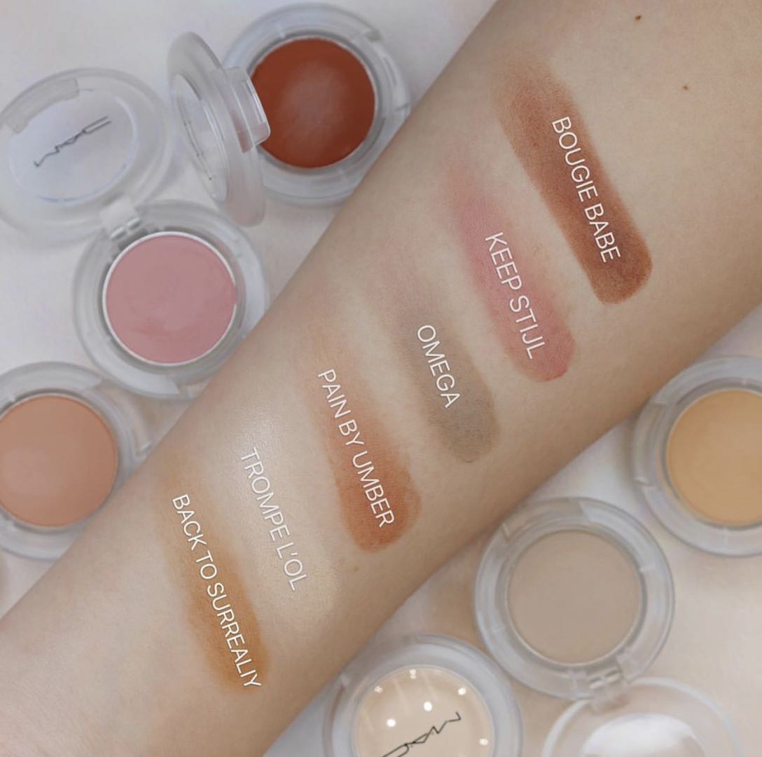 mac魅可新品透明哑光眼影 小样