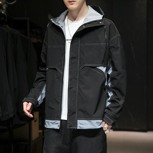 2020秋季新款外套男士韩版潮流百搭ins工装潮牌夹克上衣服bmyj8051