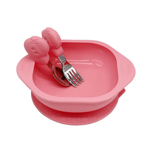 Marcus 吸盘碗叉勺短款套装 商品图0