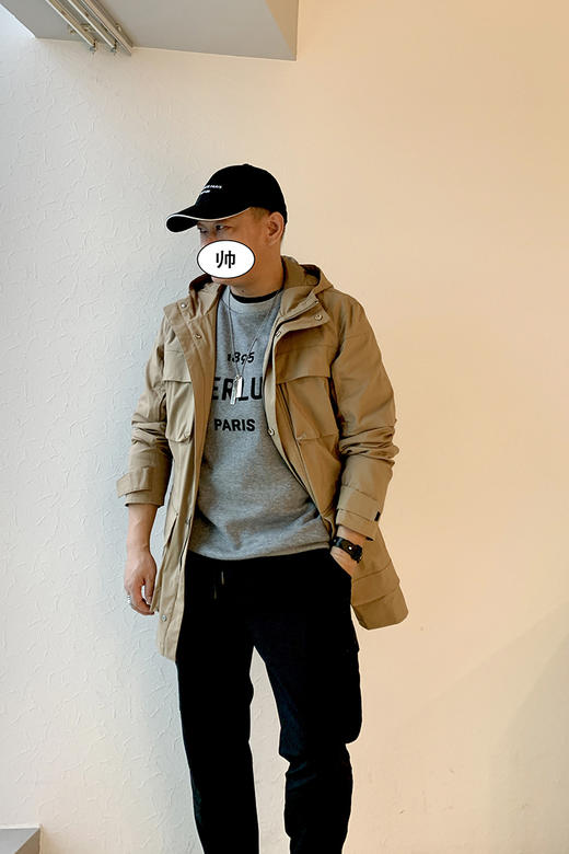 THS 9.21 意大利雅皮灰度 1895paris 重磅双面色织镭射字母卫衣AI527 商品图4