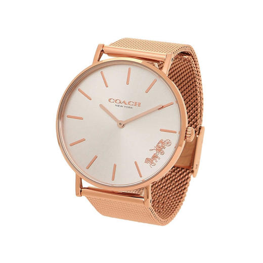 coach蔻驰手表coach手表perry系列玫瑰金钢带表石英手表情侣手表情侣