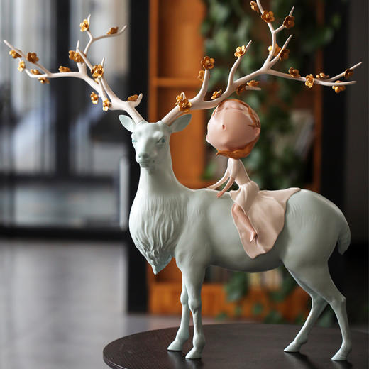 吴琼艺术 风中的童花 商品图4