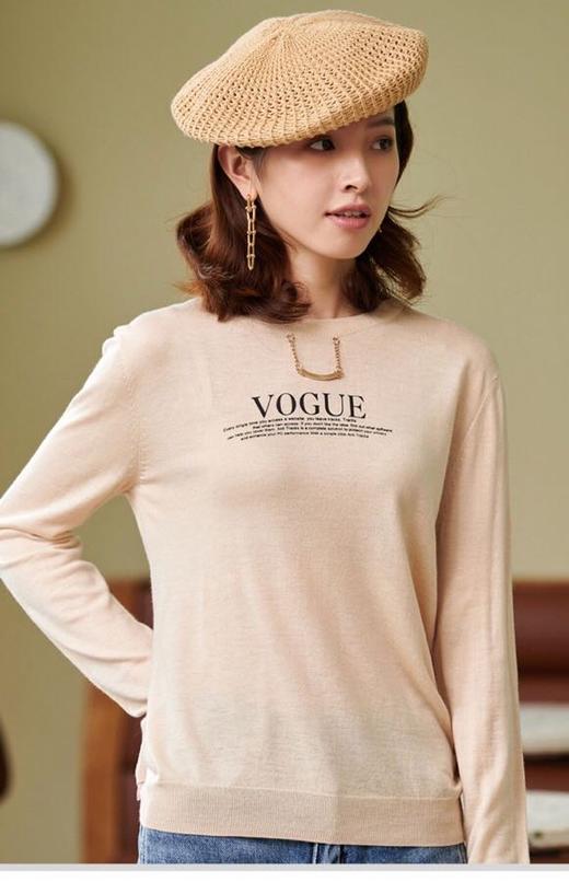 上女英文链条上衣91065 商品图0